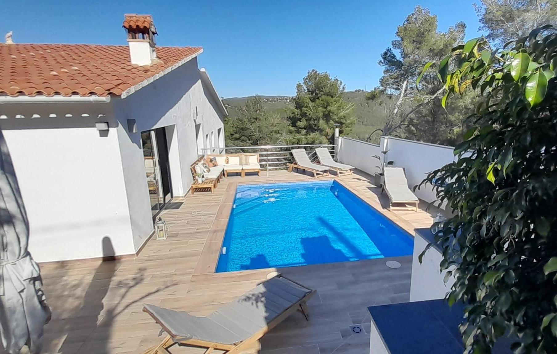 Villa Avril Piscina Privada Y Amplias Terrazas Olivella Екстериор снимка